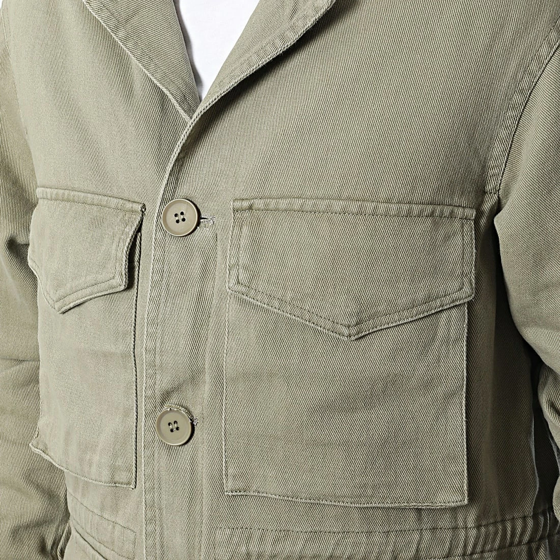 Meilleure affaire 😉 Veste Jean Col Mouton XH-8887 Vert Kaki de Frilivin 😉 4 Meilleure affaire 😉 Veste Jean Col Mouton XH-8887 Vert Kaki de Frilivin 😉 – Image 2
