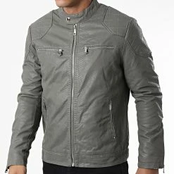 Sortie ✨ Veste Biker Reptile 88301A Gris de Frilivin 😉 8 Sortie ✨ Veste Biker Reptile 88301A Gris de Frilivin 😉 -Promos Frilivin Magasin frilivin 337733 88301A 2 GREY 20220920T151454 03