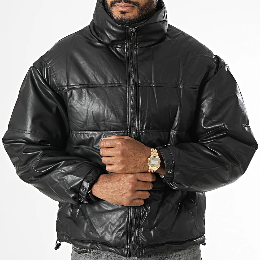 Budget ⭐ Doudoune 8837 Noir de Frilivin ⌛ 5 Budget ⭐ Doudoune 8837 Noir de Frilivin ⌛ – Image 3