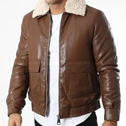 Nouveau 😍 Veste Zippée XH-8883 Col Mouton Camel de Frilivin 👏 -Promos Frilivin Magasin frilivin 337741 XH 8883 CAMEL 20220920T151510 03