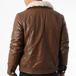 Nouveau 😍 Veste Zippée XH-8883 Col Mouton Camel de Frilivin 👏 -Promos Frilivin Magasin frilivin 337741 XH 8883 CAMEL 20220920T151511 04