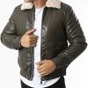 Meilleure vente 😉 Veste Zippée XH-8883 Col Mouton Marron de Frilivin 🎁 -Promos Frilivin Magasin frilivin 337742 XH 8883 KHAKI 20220920T151524 01