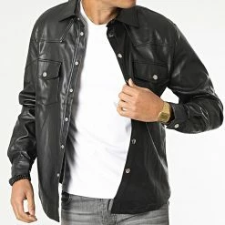 De gros 🔔 Surchemise Manches Longues BM1252 Noir de Frilivin 😍 -Promos Frilivin Magasin frilivin 337759 BM1252 1 20221128T140826 03