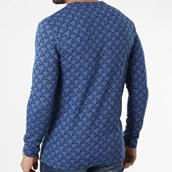 Acheter 🌟 Tee 👕 Shirt Manches Longues X16231 Bleu Roi de Frilivin 🔔 -Promos Frilivin Magasin frilivin 337776 X16231 NAVY 20220926T152120 04