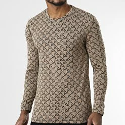 Bon marché 🤩 Tee 👚 Shirt Manches Longues X16231 Camel Clair de Frilivin 😉