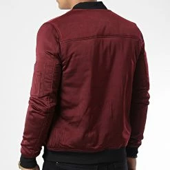Bon marché 🎁 Veste Bomber QQ671 Bordeaux de Frilivin ✨ -Promos Frilivin Magasin frilivin 337812 QQ671 6 20220921T155638 04