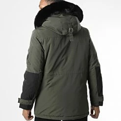 De gros ✨ Parka Capuche Fourrure AB6720 Vert Kaki de Frilivin 🎉 -Promos Frilivin Magasin frilivin 337813 AB6720 2 20220923T155935 04