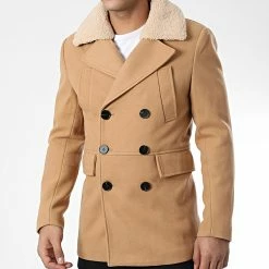 De gros 🎉 Veste Col Mouton FSX2081B Camel de Frilivin 🎁 -Promos Frilivin Magasin frilivin 337818 FSX2081B 10 20220921T155959 03
