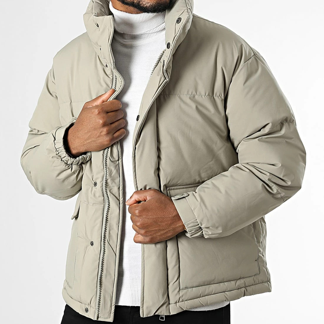 De gros 👍 Doudoune AB6718 Beige de Frilivin 👏 3 De gros 👍 Doudoune AB6718 Beige de Frilivin 👏