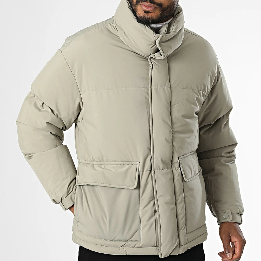 De gros 👍 Doudoune AB6718 Beige de Frilivin 👏 5 De gros 👍 Doudoune AB6718 Beige de Frilivin 👏 – Image 3