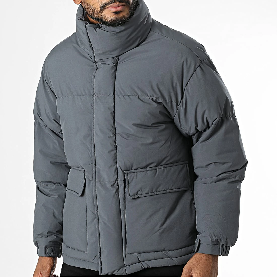 Coupon ❤️ Doudoune AB6718 Gris de Frilivin 🤩 5 Coupon ❤️ Doudoune AB6718 Gris de Frilivin 🤩 – Image 3