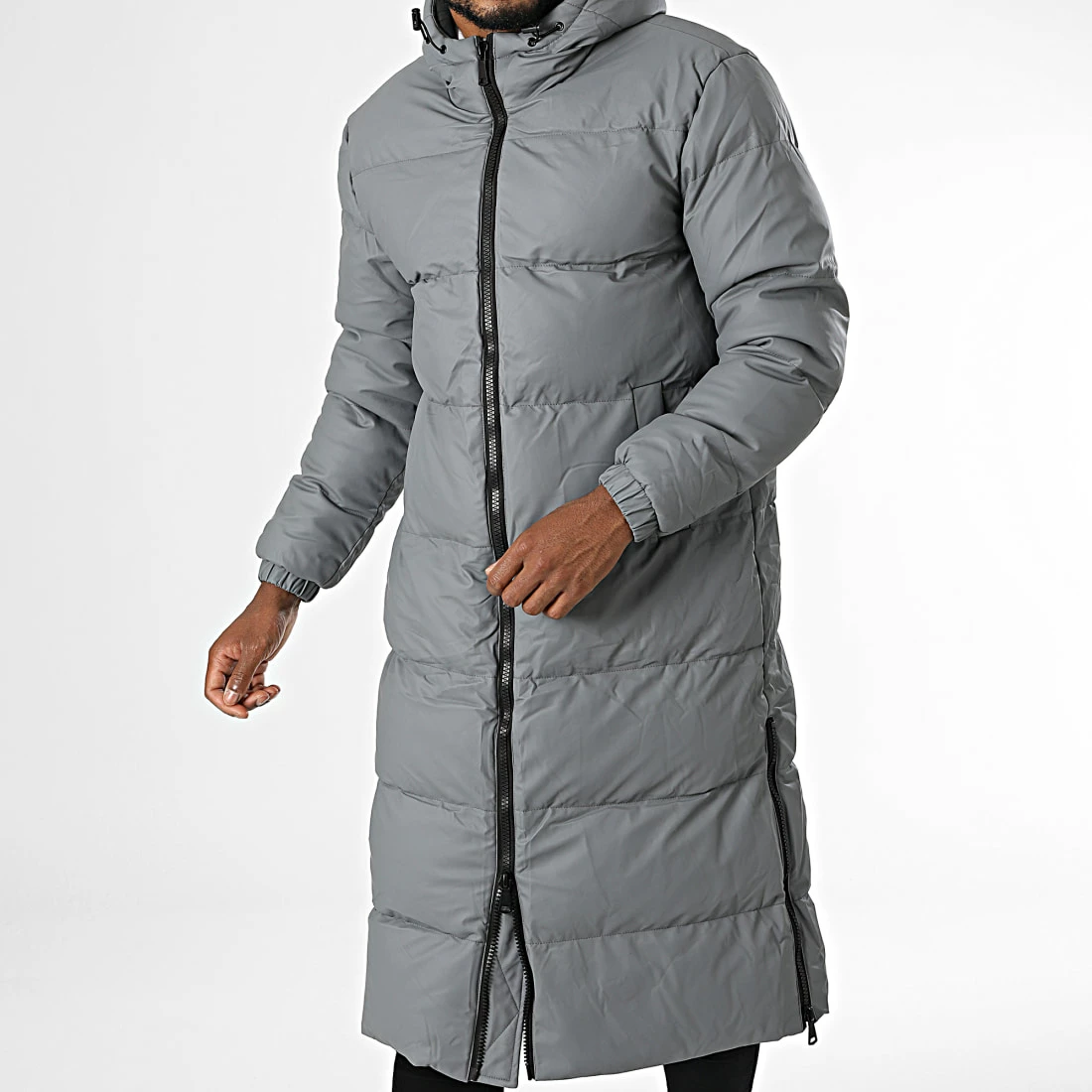 Coupon 💯 Doudoune Longue Capuche FD8171 Gris de Frilivin ✨ 3 Coupon 💯 Doudoune Longue Capuche FD8171 Gris de Frilivin ✨