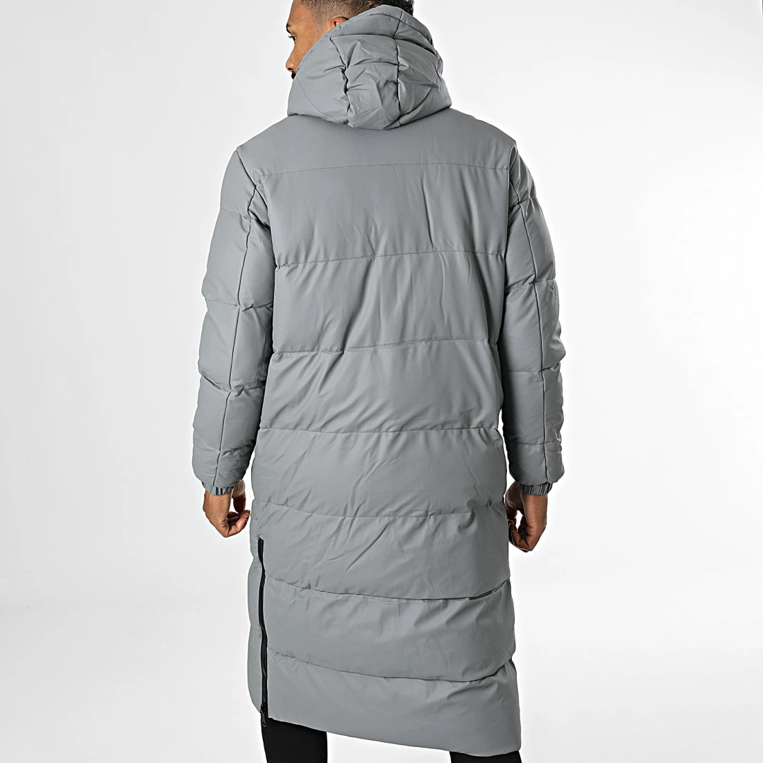 Coupon 💯 Doudoune Longue Capuche FD8171 Gris de Frilivin ✨ 6 Coupon 💯 Doudoune Longue Capuche FD8171 Gris de Frilivin ✨ – Image 4