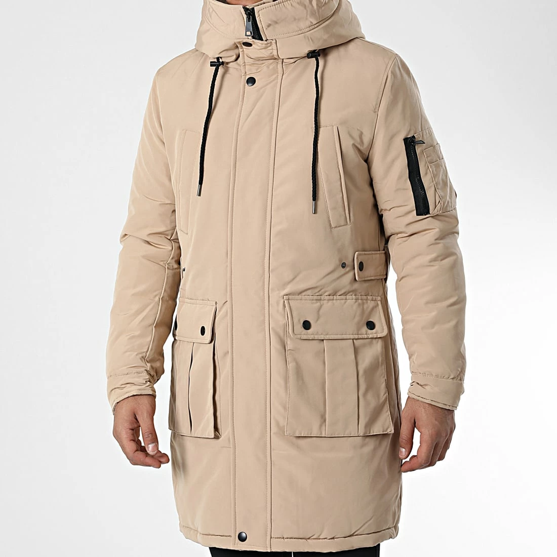 Meilleure affaire ✔️ Parka Capuche AB6710 Beige de Frilivin 🤩 5 Meilleure affaire ✔️ Parka Capuche AB6710 Beige de Frilivin 🤩 – Image 3