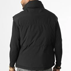 Le moins cher 🔔 Doudoune Sans Manches AB6692 Noir de Frilivin 🌟 -Promos Frilivin Magasin frilivin 337899 AB6692 1 20220916T160440 04