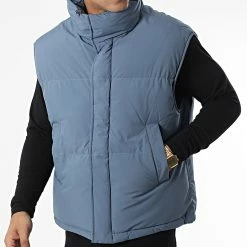 De gros 🥰 Doudoune Sans Manches AB6692 Bleu Clair de Frilivin 🤩 -Promos Frilivin Magasin frilivin 337900 AB6692 31 20220920T152147 03