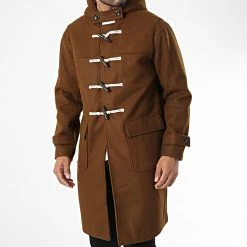 Nouveau ⭐ Manteau Capuche FSX2098B Marron de Frilivin ⌛