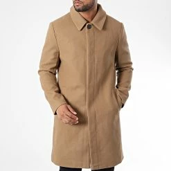 Meilleur prix 👏 Manteau FSX2110B Camel de Frilivin ✨ -Promos Frilivin Magasin frilivin 337938 FSX2110B 10 20220923T154135 03