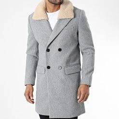 Nouveau 🔔 Manteau Col Mouton FSX2115B Gris Chiné de Frilivin ✨ 8 Nouveau 🔔 Manteau Col Mouton FSX2115B Gris Chiné de Frilivin ✨ -Promos Frilivin Magasin frilivin 337950 FSX2115B 4 20220926T150518 03