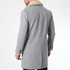 Nouveau 🔔 Manteau Col Mouton FSX2115B Gris Chiné de Frilivin ✨ 9 Nouveau 🔔 Manteau Col Mouton FSX2115B Gris Chiné de Frilivin ✨ -Promos Frilivin Magasin frilivin 337950 FSX2115B 4 20220926T150521 04