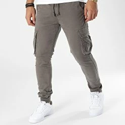 Tout neuf ❤️ Pantalon Cargo P2716 Gris de Frilivin 🎉