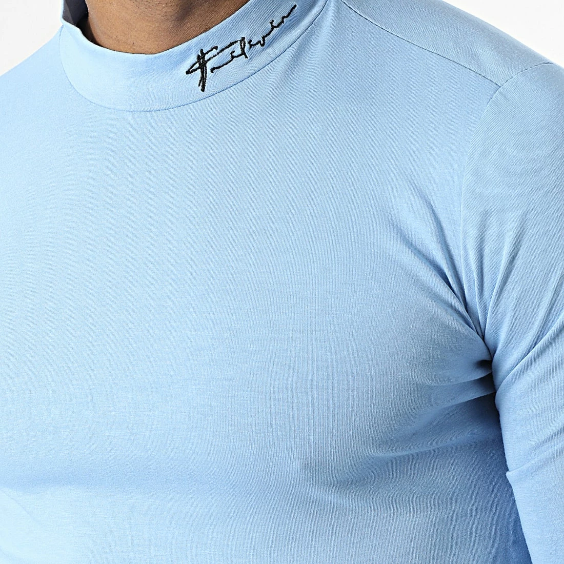 Le moins cher 😍 Tee 👚 Shirt Manches Longues 5811 Bleu Ciel de Frilivin 🧨 4 Le moins cher 😍 Tee 👚 Shirt Manches Longues 5811 Bleu Ciel de Frilivin 🧨 – Image 2