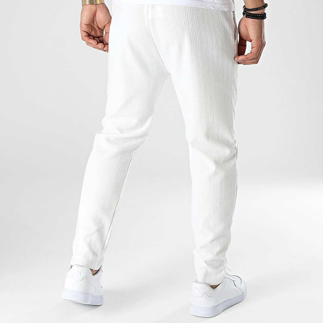 Top 10 🧨 Pantalon Jogging A Rayures 7347 Blanc de Frilivin ❤️ 6 Top 10 🧨 Pantalon Jogging A Rayures 7347 Blanc de Frilivin ❤️ – Image 4