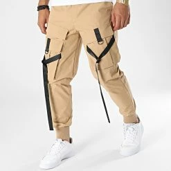 Tout neuf 🔥 Pantalon Cargo BM1683 Beige de Frilivin ⭐