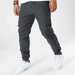 Grosses soldes ✨ Pantalon Cargo FD81F78 Gris Anthracite de Frilivin 🎁
