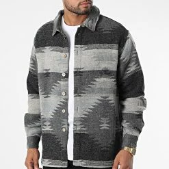 Sortie ❤️ Surchemise BM1689 Gris Chiné de Frilivin 😍 -Promos Frilivin Magasin frilivin 340034 BM1689 1 20220926T154246 03