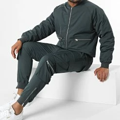 Sortie 😍 Ensemble Cargo BM1686 Vert Foncé de Frilivin 😉