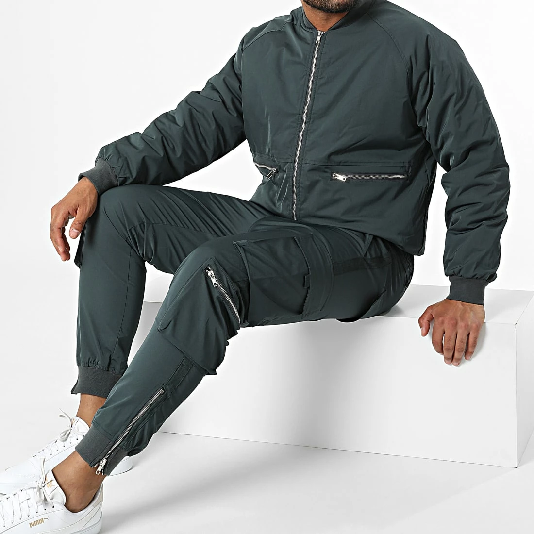 Sortie 😍 Ensemble Cargo BM1686 Vert Foncé de Frilivin 😉 3 Sortie 😍 Ensemble Cargo BM1686 Vert Foncé de Frilivin 😉