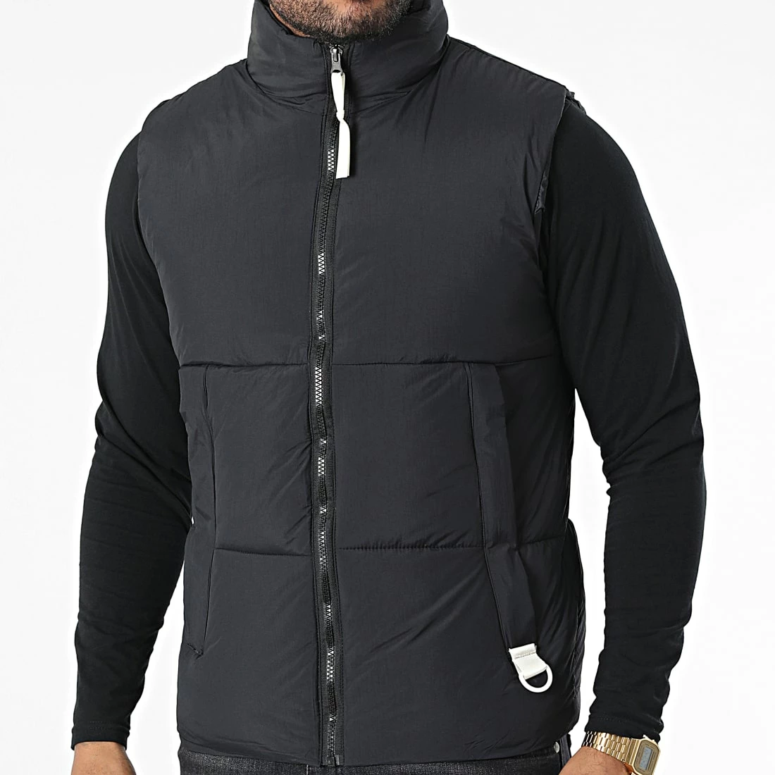 De gros 🛒 Doudoune Sans Manches JK22070 Noir de Frilivin 😉 3 De gros 🛒 Doudoune Sans Manches JK22070 Noir de Frilivin 😉