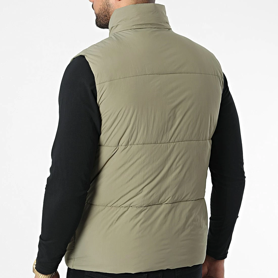 Coupon ⭐ Doudoune Sans Manches JK22070 Vert Kaki de Frilivin ⭐ 6 Coupon ⭐ Doudoune Sans Manches JK22070 Vert Kaki de Frilivin ⭐ – Image 4