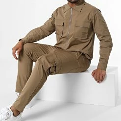 Coupon ✨ Ensemble Cargo BM1522 Marron de Frilivin ⭐