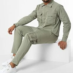 Sortie 😉 Ensemble Cargo BM1522 Vert Clair de Frilivin 🔔