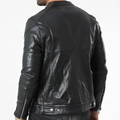 Bon marché 🥰 Veste Biker QQ160N20 Noir de Frilivin 😀 -Promos Frilivin Magasin frilivin 340069 QQ160N20 1 20220926T152650 04
