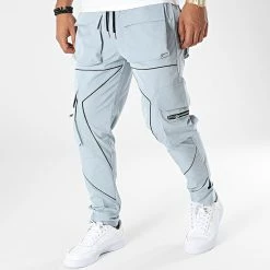 Budget 🥰 Pantalon Cargo BM1671 Bleu Ciel de Frilivin 👍