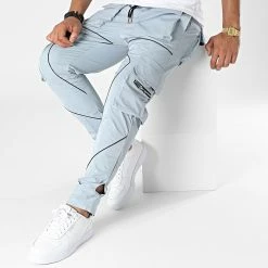 Budget 🥰 Pantalon Cargo BM1671 Bleu Ciel de Frilivin 👍 -Promos Frilivin Magasin frilivin 340132 BM1671 31 20220929T151806 03