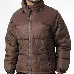 Remise 👏 Doudoune Capuche JK2020 Marron de Frilivin 😀