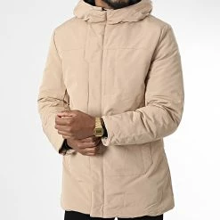 Vente flash 😍 Parka Capuche AB6711 Beige de Frilivin 🎁 -Promos Frilivin Magasin frilivin 340203 AB6711 5 20220927T153026 03