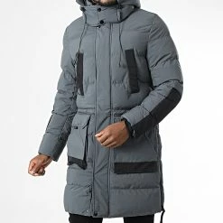 Les meilleures critiques de 💯 Doudoune Capuche AB6650 Gris Anthracite de Frilivin 😍