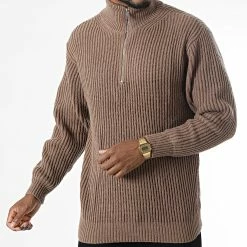 Meilleur prix ❤️ Pull Col Zippé PS2150 Marron de Frilivin 🥰 8 Meilleur prix ❤️ Pull Col Zippé PS2150 Marron de Frilivin 🥰 -Promos Frilivin Magasin frilivin 340207 PS2150 9 20220927T154428 03