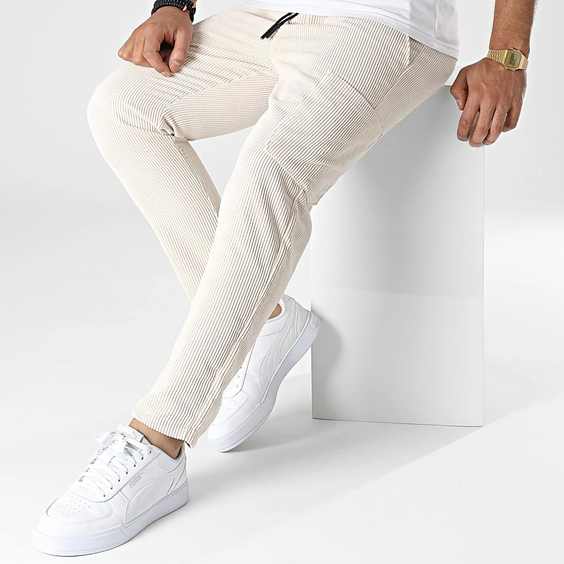 Grosses soldes 👏 Pantalon Cargo Velours FL034 Beige Clair de Frilivin ⌛ 5 Grosses soldes 👏 Pantalon Cargo Velours FL034 Beige Clair de Frilivin ⌛ – Image 3