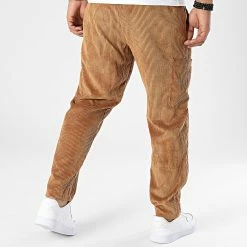 Grosses soldes 😉 Pantalon Cargo Velours FL034 Camel de Frilivin 🧨 -Promos Frilivin Magasin frilivin 340222 FL034 BROWN 20220928T161255 04