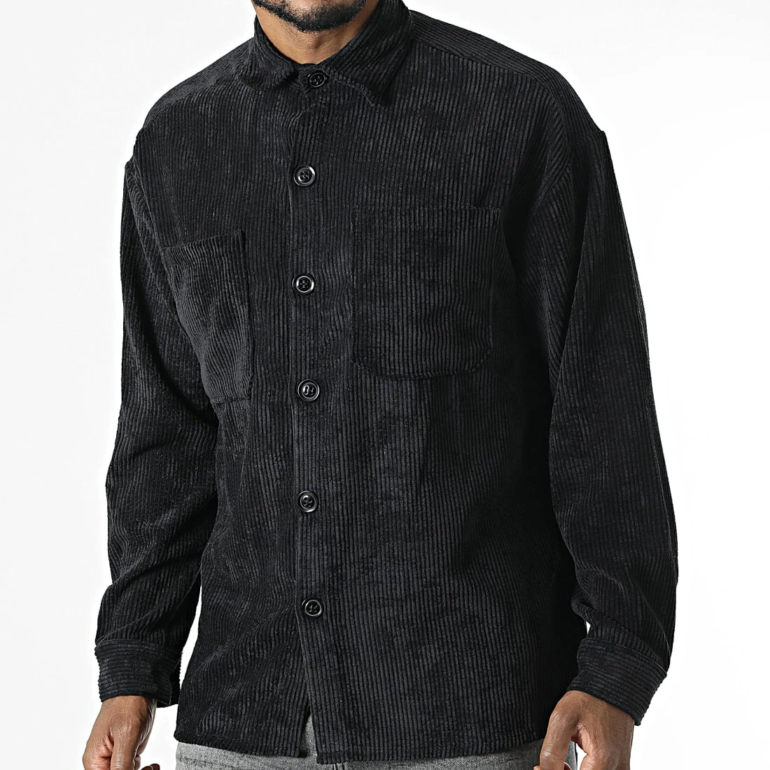 Meilleur prix 🌟 Surchemise Velours FL035 Noir de Frilivin 🤩 3 Meilleur prix 🌟 Surchemise Velours FL035 Noir de Frilivin 🤩