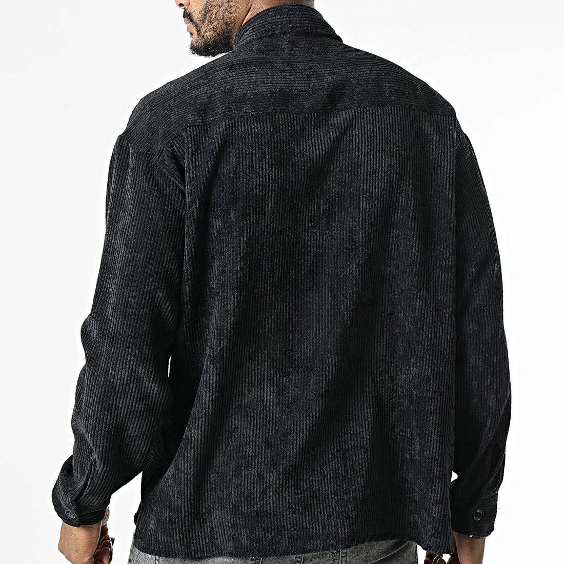 Meilleur prix 🌟 Surchemise Velours FL035 Noir de Frilivin 🤩 6 Meilleur prix 🌟 Surchemise Velours FL035 Noir de Frilivin 🤩 – Image 4