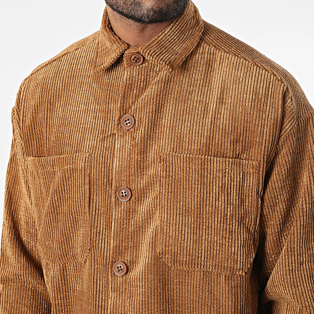 Nouveau 👍 Surchemise Velours FL035 Camel de Frilivin 🤩 4 Nouveau 👍 Surchemise Velours FL035 Camel de Frilivin 🤩 – Image 2