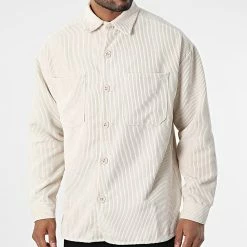 Grosses soldes 😀 Surchemise Velours FL035 Beige de Frilivin 😀 -Promos Frilivin Magasin frilivin 340225 FL035 BEIGE 20220926T154105 03