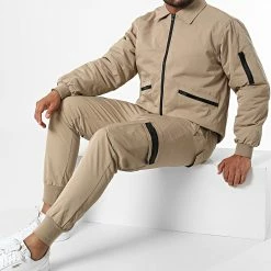 Bon marché 👏 Ensemble Cargo BM1681 Beige Foncé de Frilivin ✨